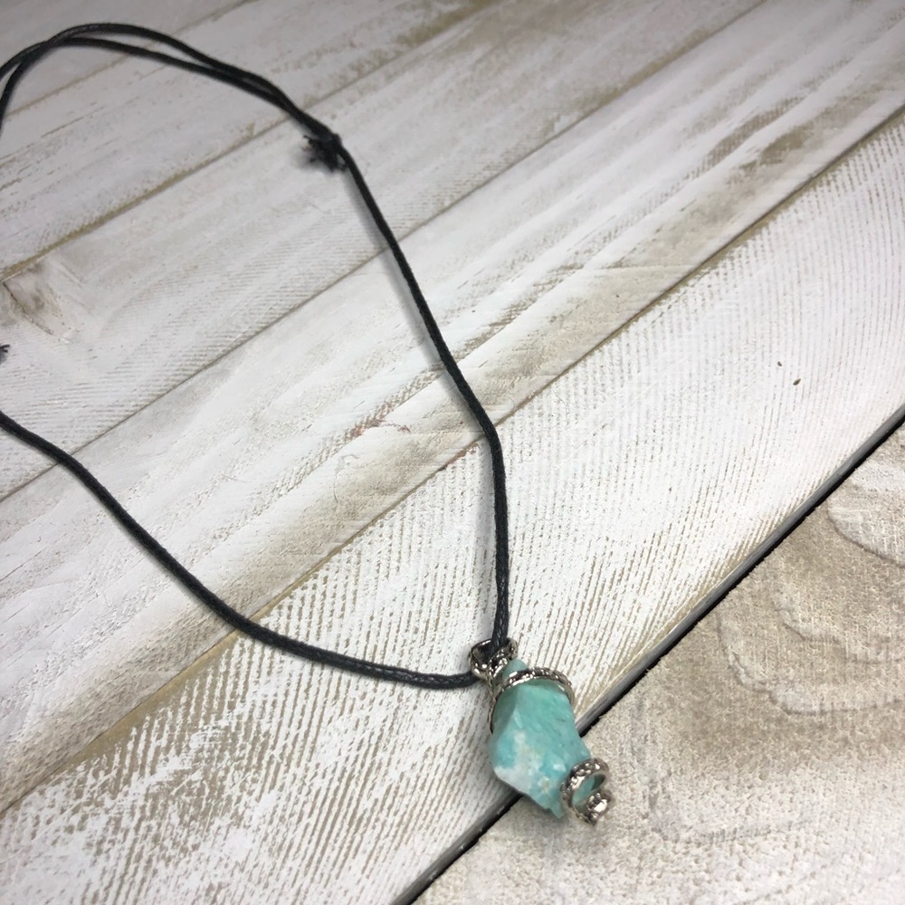 Authentic Peruvian Turquoise Stone Necklace. - image 1